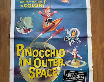 Pinocchio In Outer Space Original Movie Poster
