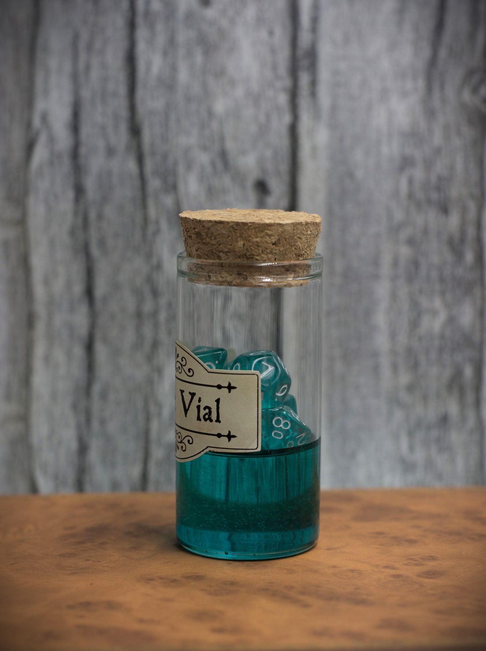 Tiny Dice Frost Vial Dnd Potion Bottle Dice Set Clear Etsy UK