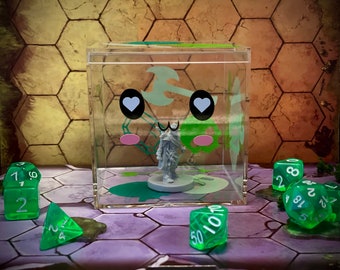 Adorable Gelatinous cube dice box | Kawaii monster | Dice storage box | Dice jail I Perfect for DnD pathfinder and other TTRPG