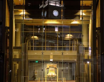 Liberty Bell Photo, Historic Philadelphia Photograph, Color Photography, Art Print, "Reflections Of Independence"