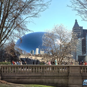 Chicago Photograph, Cloud Gate Photo, Color Photography, Wall Art, Bean Art Print, Home Office Hotel Decor, &quot;Millennium Park #1&quot;