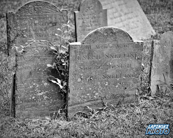 Vieux Cimetiere Photographie Photographie Noir Et Blanc Etsy Canada
