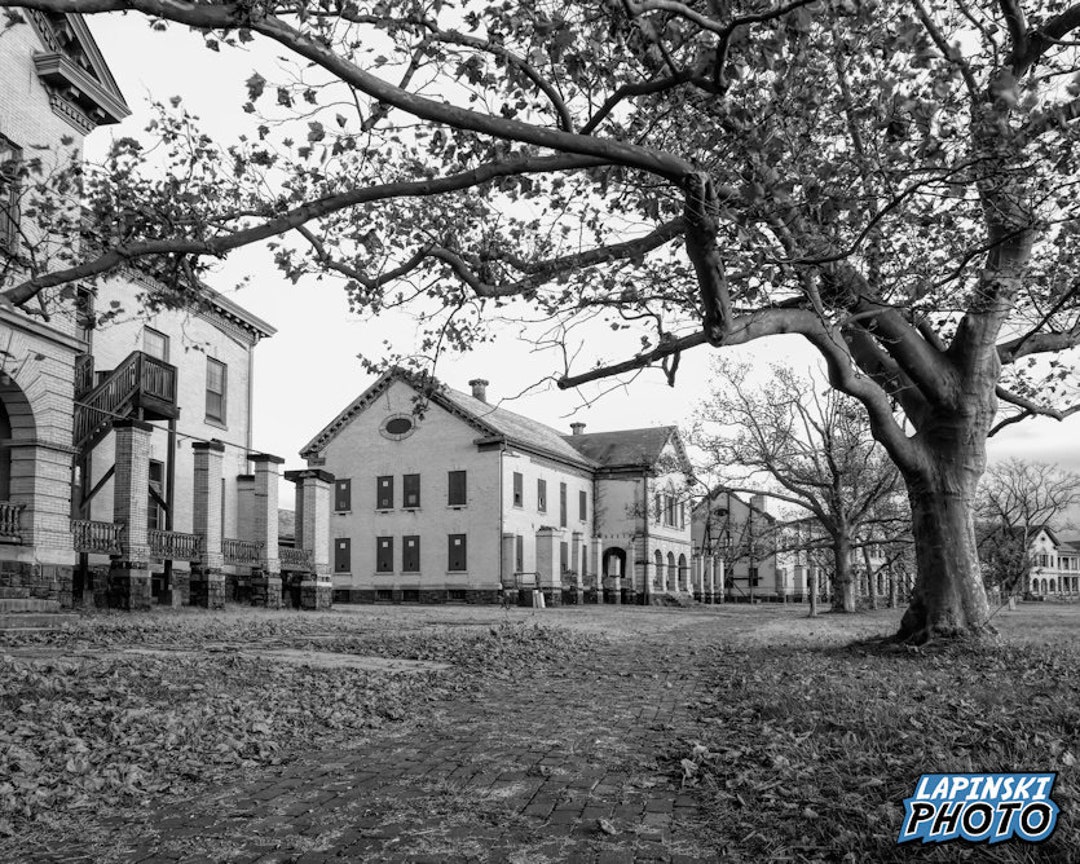 Fort Hancock Photo, Sandy Hook NJ Photograph, Black and White