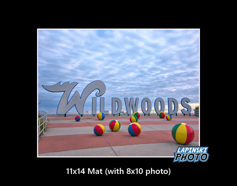 Wildwood Sign New Jersey Color Photography, Wall Art Print, Jersey Shore Photograph, Beach House Photo Decor, "Wildwoods Sign" 0060 bild 5