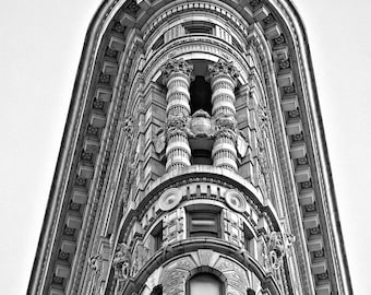 Flatiron Building Photograph, Nueva York, Fotografía en blanco y negro, Wall Art, NYC, Art Print, Manhattan, Arquitectura, "Classic"
