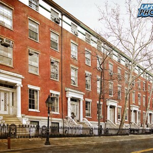 Greenwich Village Photo, New York City Photograph, Color Photography, NYC Photo, Historic Buildings, Art Print, NY Decor, &quot;The Row #1&quot;