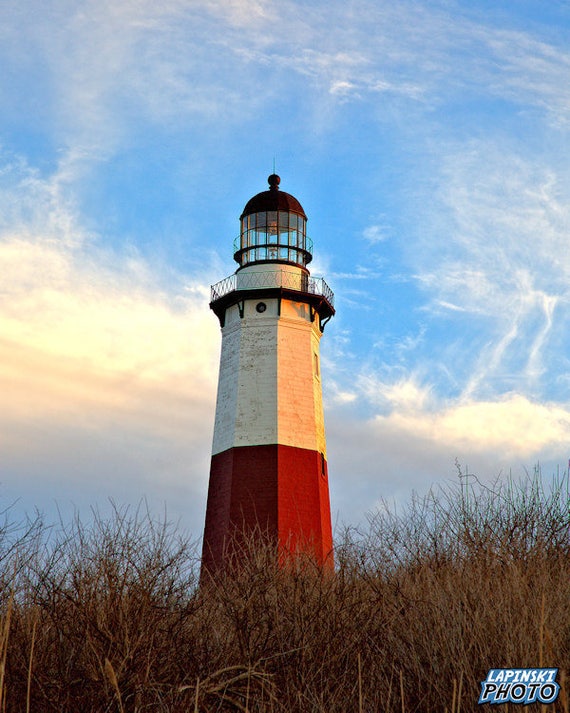 Montauk Point Light Photograph, Color Photography, Lighthouse Photo, Long Island NY Photo, Wall Art, Art Print, "Montauk Light"