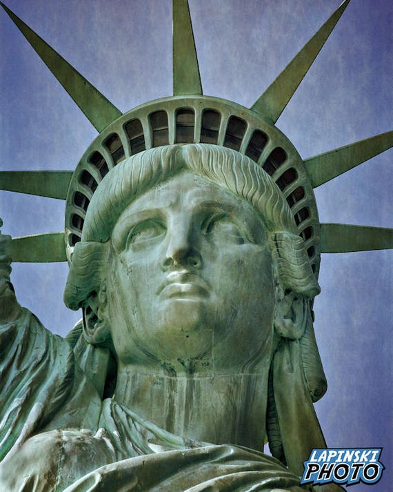 statue of liberty face