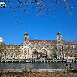 Ellis Island Main Building, New York New Jersey Photograph, Color Photography, Historic Building, Immigrants, Art Print, &quot;Ellis Island #1&quot;