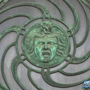 Asbury Park Photograph, Color Photography, New Jersey Photo, Grunge Decor, Jersey Shore Print, Carousel House Building, &quot;The Face&quot;