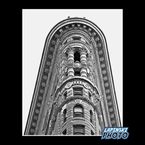 Flatiron Building Photograph, New York City, Black and White Photography, Wall Art, NYC, Art Print, Manhattan, Architecture, Classic image 4