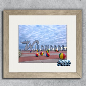 Wildwood Sign New Jersey Color Photography, Wall Art Print, Jersey Shore Photograph, Beach House Photo Decor, "Wildwoods Sign" 0060 bild 3