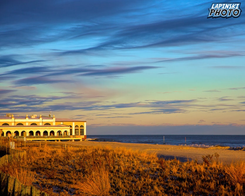 New Jersey Shore Photograph, NJ Landscape Color Photography, Surf