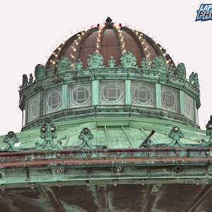 Asbury Park Photograph, Carousel House Building, Color Photography, New Jersey Photo, Grunge Decor, Jersey Shore Print, &quot;Carousel Dome #1&quot;