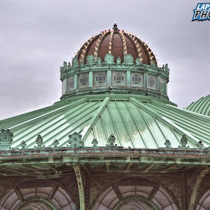 Asbury Park Photograph, Carousel House Building, Color Photography, New Jersey Photo, Grunge Decor, Jersey Shore Print, &quot;Carousel Dome #2&quot;
