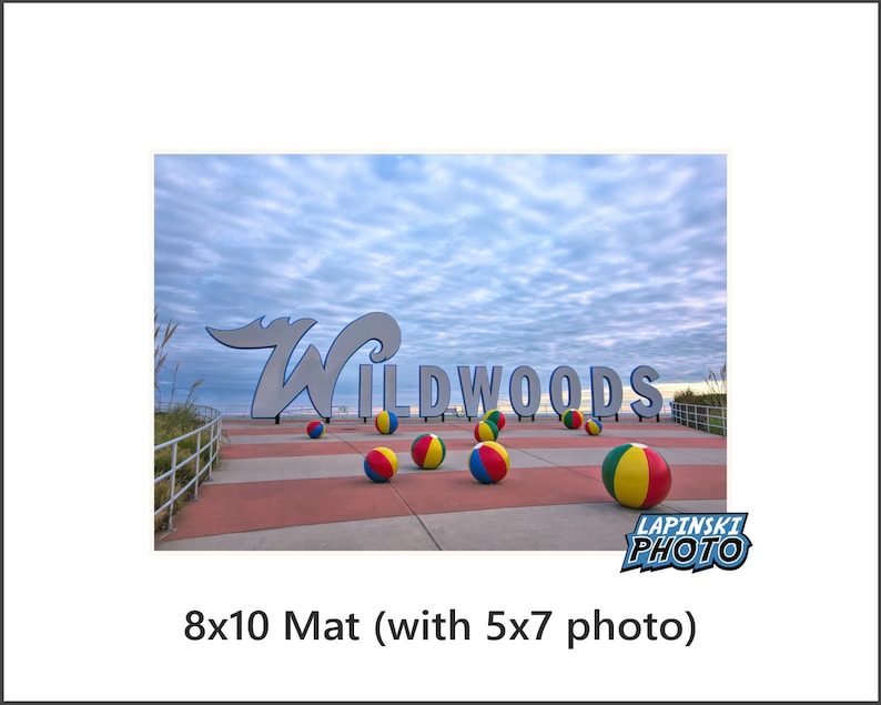 Wildwood Sign New Jersey Color Photography, Wall Art Print, Jersey Shore Photograph, Beach House Photo Decor, "Wildwoods Sign" 0060 bild 4
