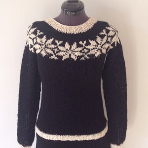 Sarah Lund hand knitted sweater from The Killing NOW made from either pure soft Peruvian Highland wool or Icelandic wool image 2