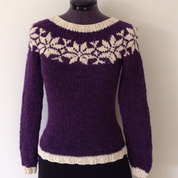 Sarah Lund hand knitted sweater from The Killing NOW! made from either pure soft Peruvian Highland wool or Icelandic wool