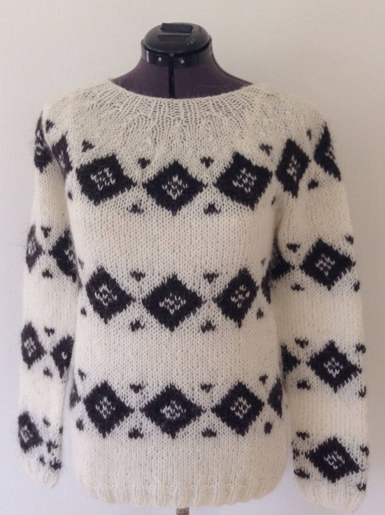 Sarah Lund Handknitted Sweater From The Killing Made From Etsy