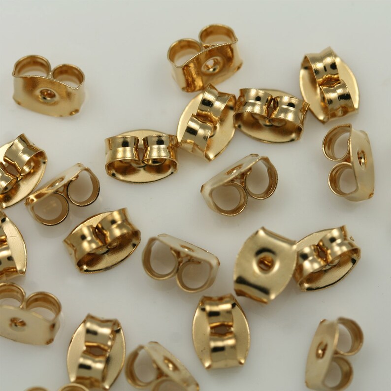 Stud Earrings lot Stud earring findings Hooks 16K gold plated Etsy