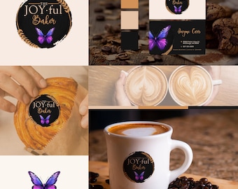 Bakery Logo Design | Hand Drawn Bakery Logo | Artisan Cake Shop Branding | Illustrated Bakery Brand | Home Baker Logo Design