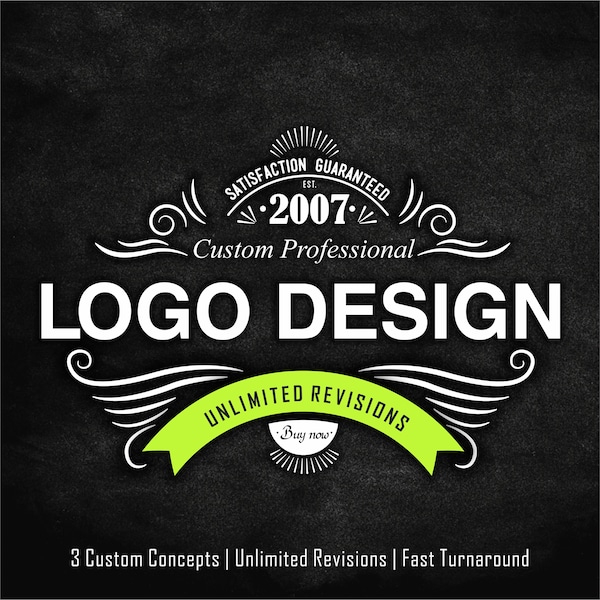 Custom Logo Designer | 3 Concepts | Unlimited Revisions