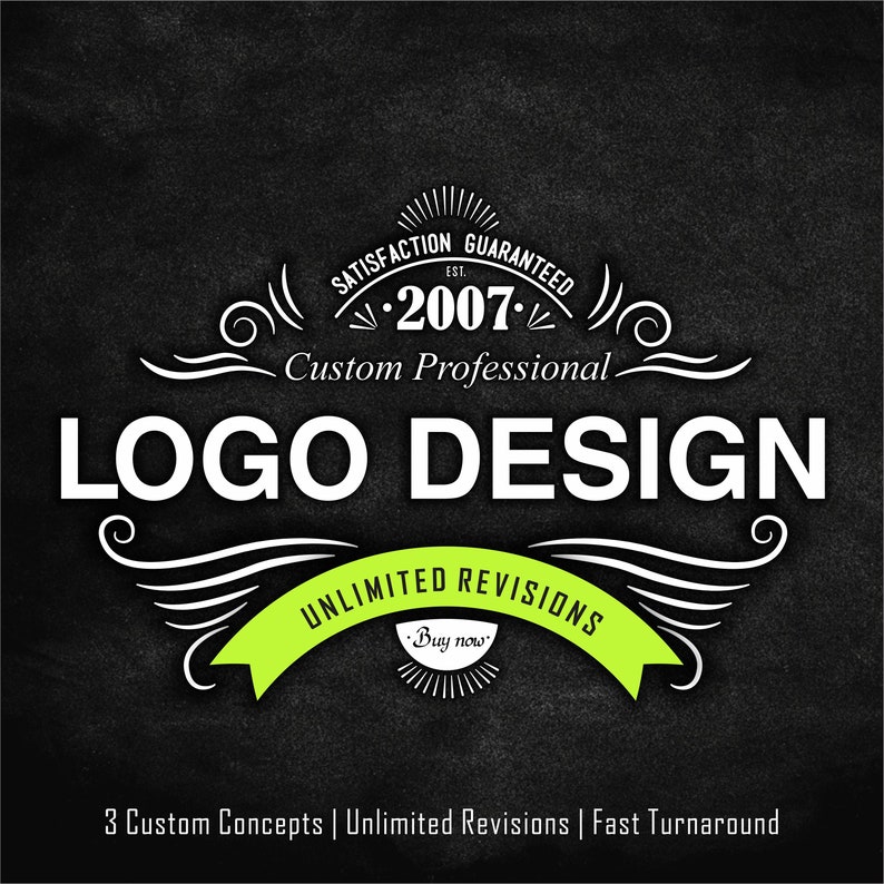 Custom Logo Designer | 3 Concepts | Unlimited Revisions 