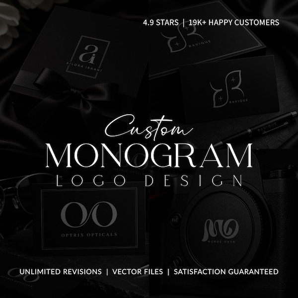 Monogram Logo Design | Custom Initials Logo | Luxury Brand Monogram | Elegant Letter Logo | Personal Brand Logo