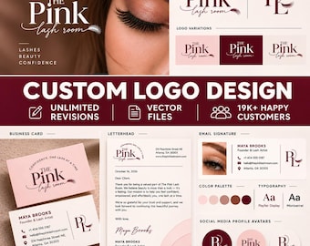 Custom Brand Identity Design, Logo & Business Card Package, Style Guide
