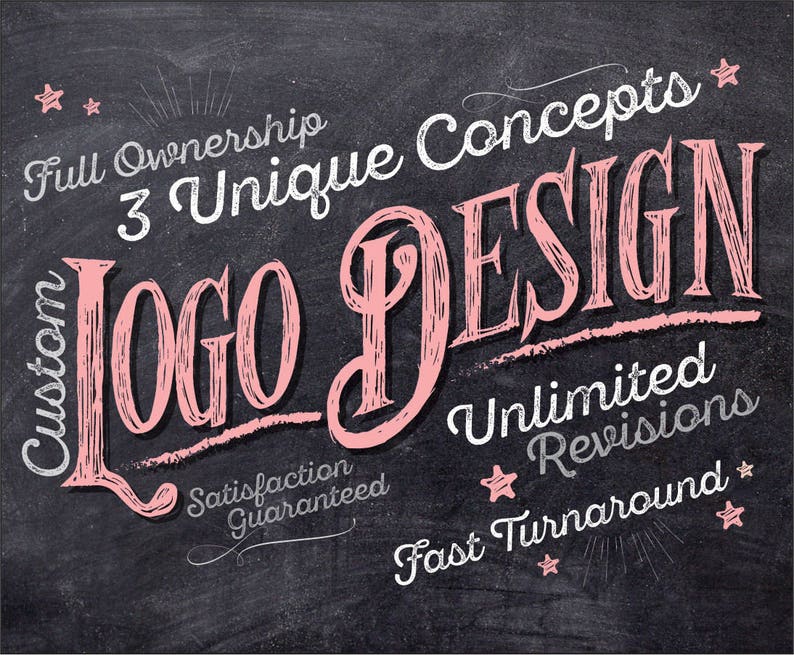 Logo Design, Logo Design Custom, Custom Logo Design, Watercolor logo, Retro Logo, Logo Stamp, Vintage, Hand drawn, Logo Designer image 1