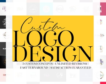 Minimal Logo Design Custom | Unique Concepts | Unlimited Revisions