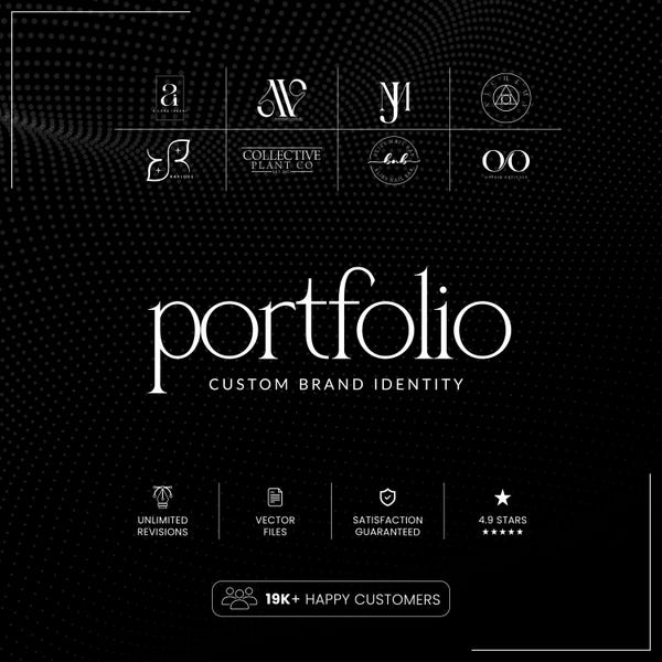 Custom Monogram Logo Design, Initials, Sub Mark & Lettermark for Luxury Brands