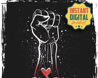 Black Lives Matter Wall art Poster Digital