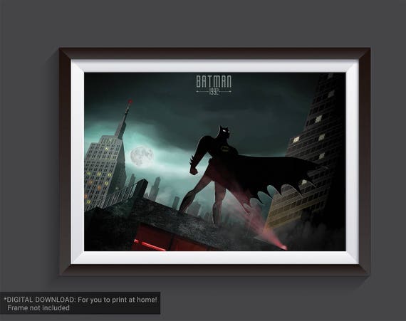 Batman the Animated Series DC Comics Dark Knight Poster - Etsy UK Batman the Animated Series DC Comics Dark Knight Poster - Etsy UK