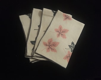 Jahrgang 1950 Servietten, Set von 4