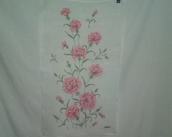 Vintage 1950s Linen Tea Towel