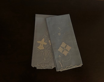 Vintage Hand Embroidered Napkins