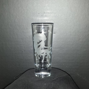 Moon Fairy Etched Shot Glass