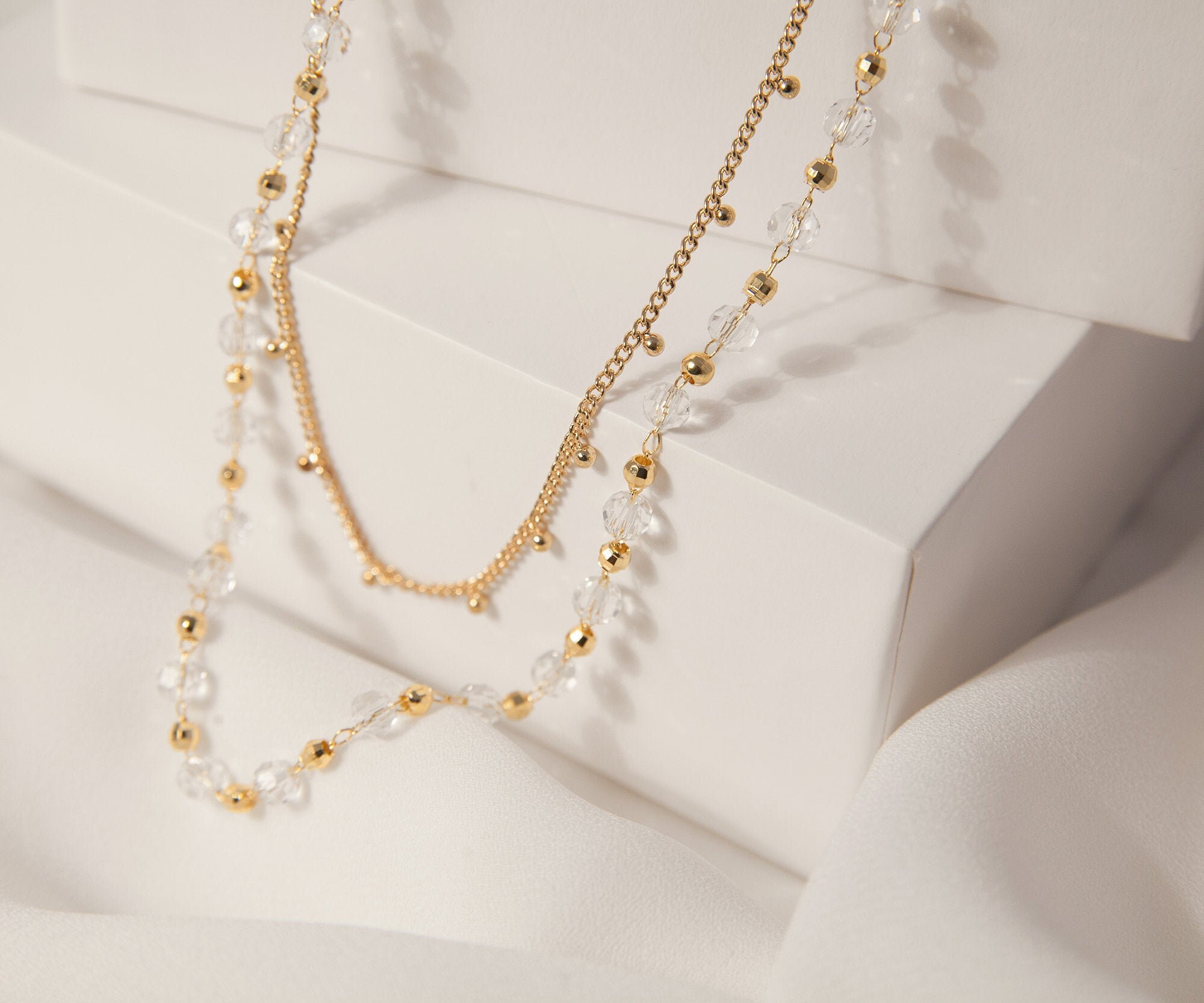 50cm 4mm ball Chain Jewelry Supplies dainty Chaincrystal Etsy