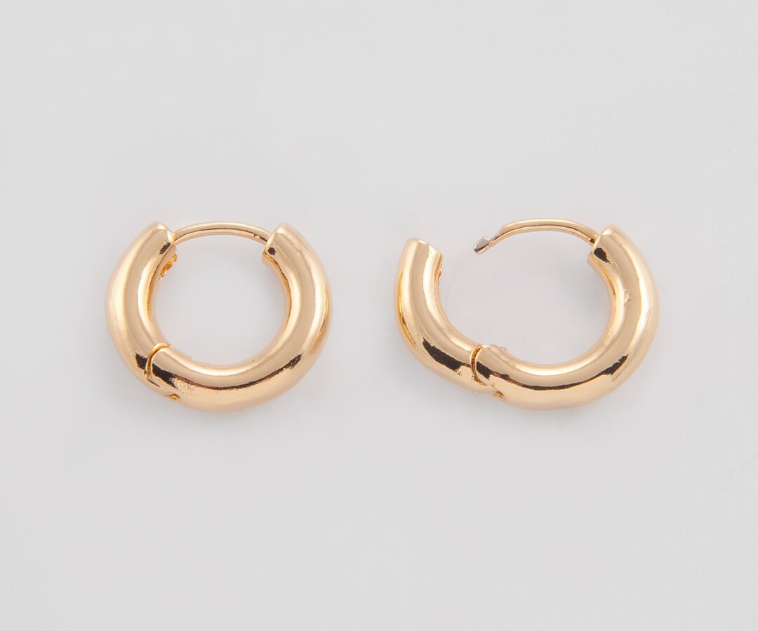 Boucles D'oreilles Rondes à Nœud D'amour éthiopiennes - Bijoux Ethniques Neufs Avec étiquettes