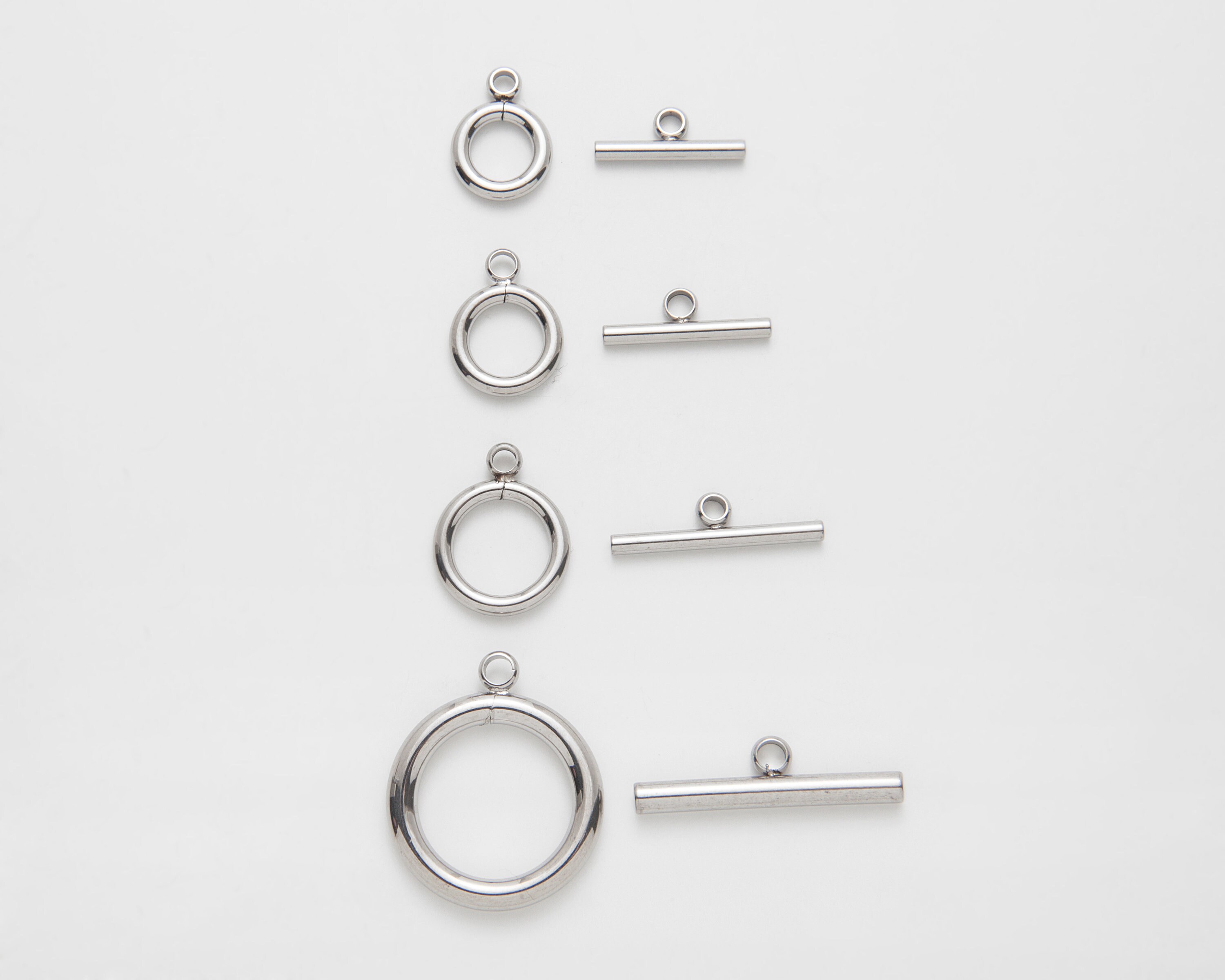 1pcs Toggle bar clasp Stainless Steel clasp Toggle Sets Etsy