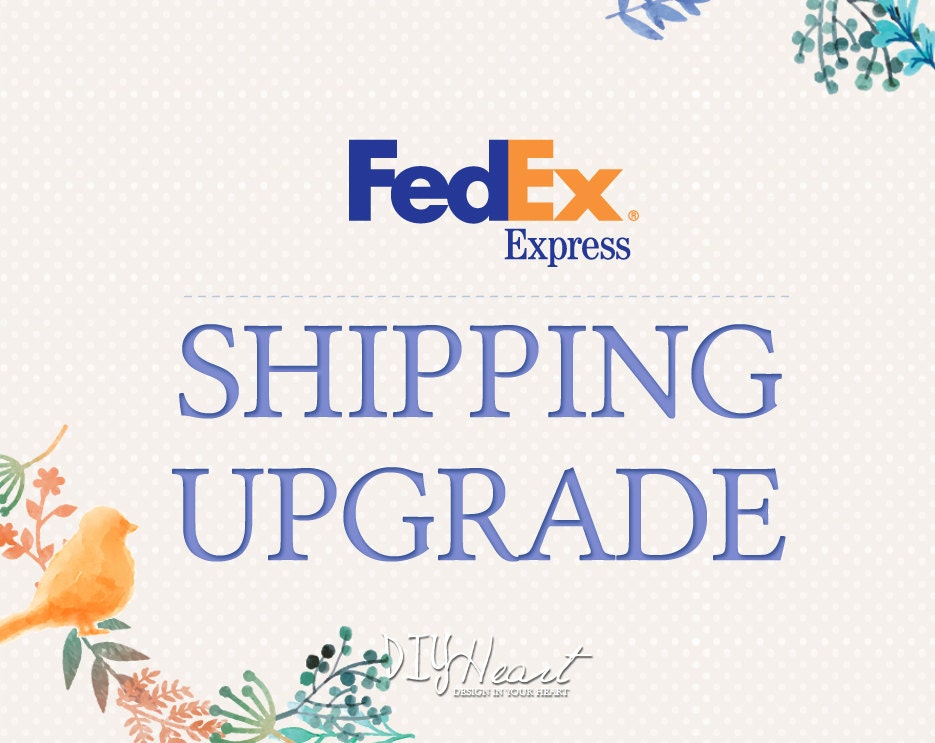 Shipping Upgrade FEDEX Unavailable for Russia and PO BOX Etsy