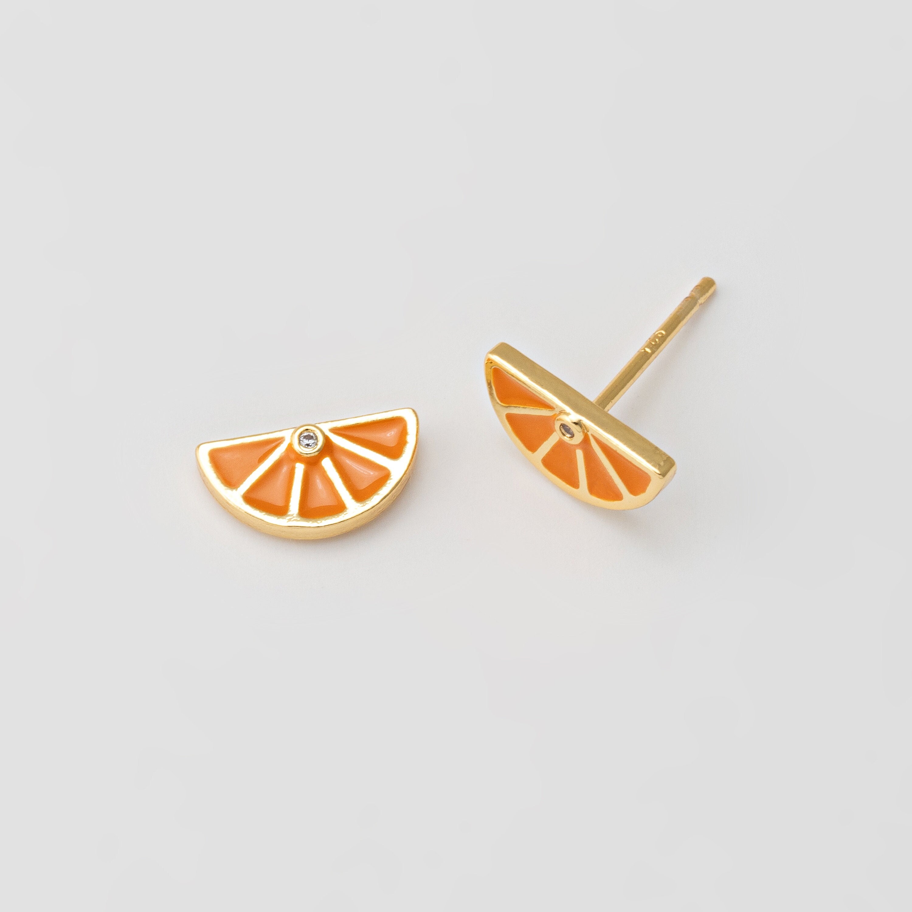 Coach orange slice sale earrings