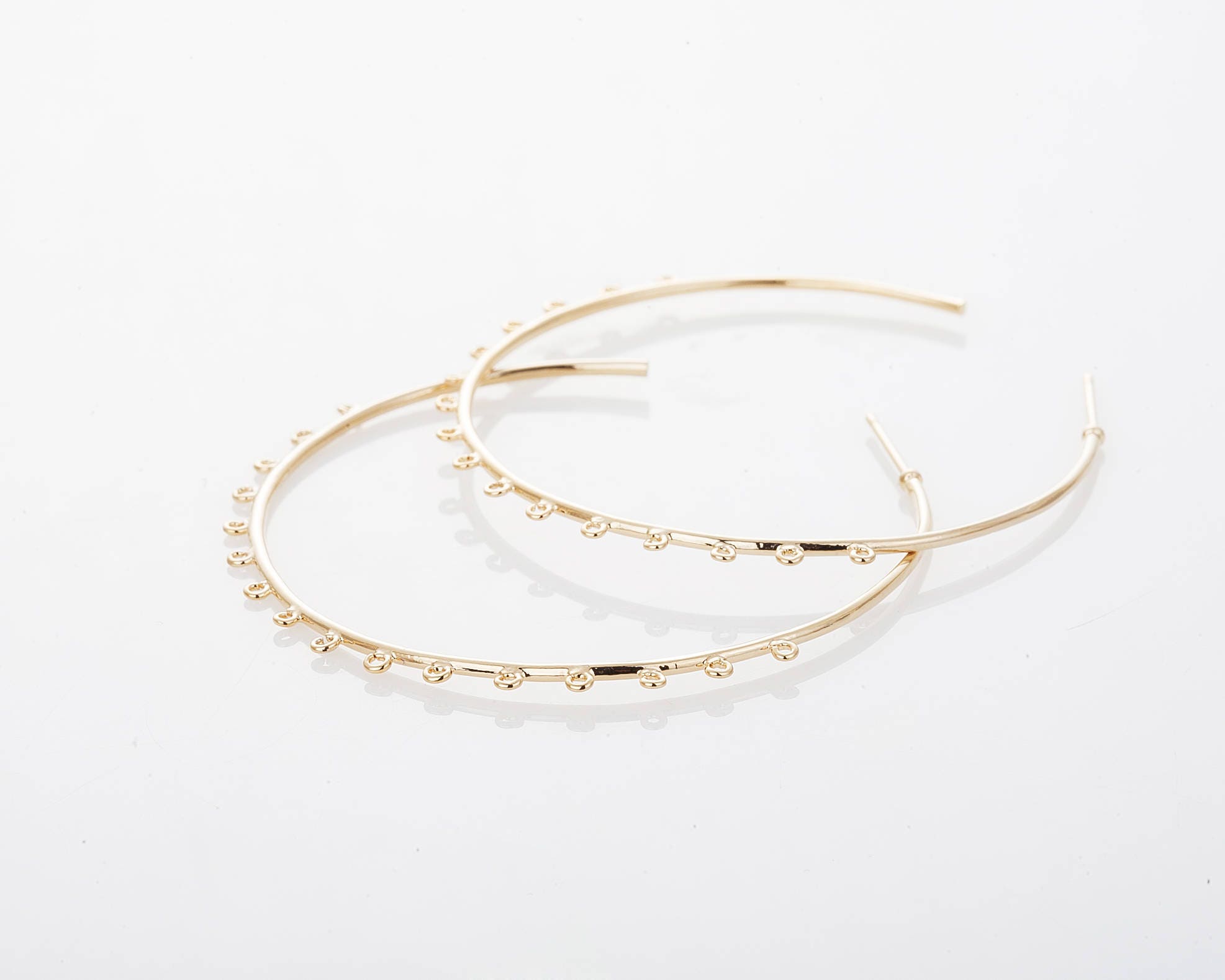 50mm Open Round pendant 2mm jump ring for making a Earring Etsy