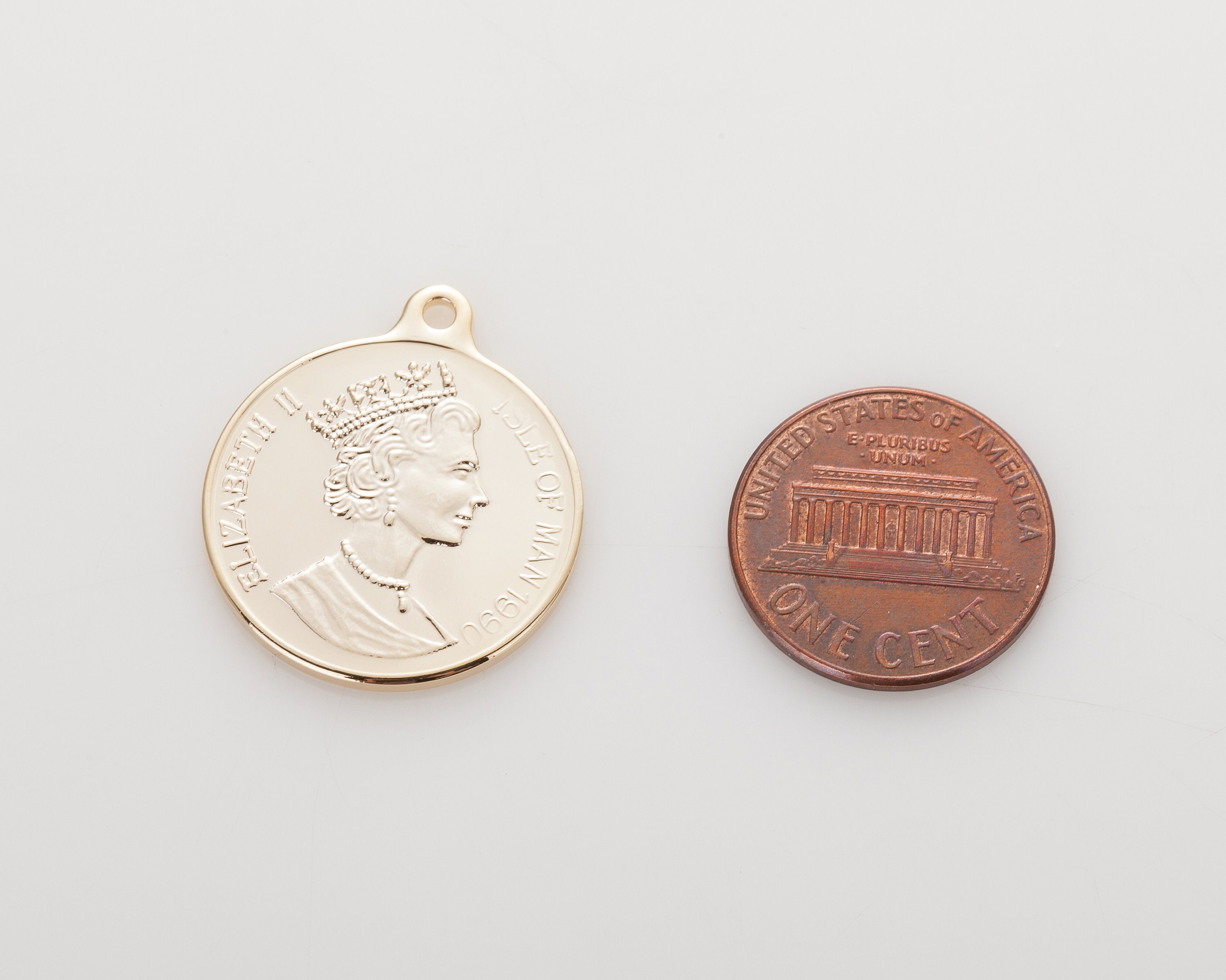 elizabeth coin necklace