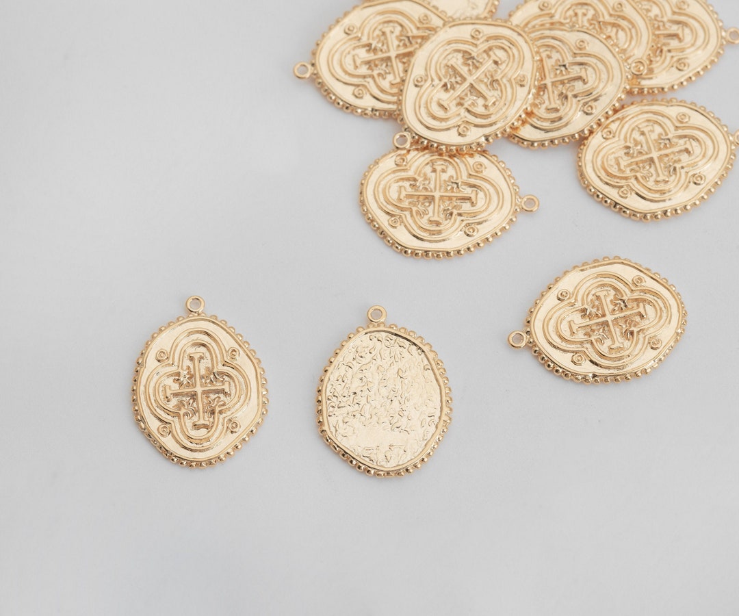 1PC Medallion Pendants Medallion Charms Vintage Charms Etsy