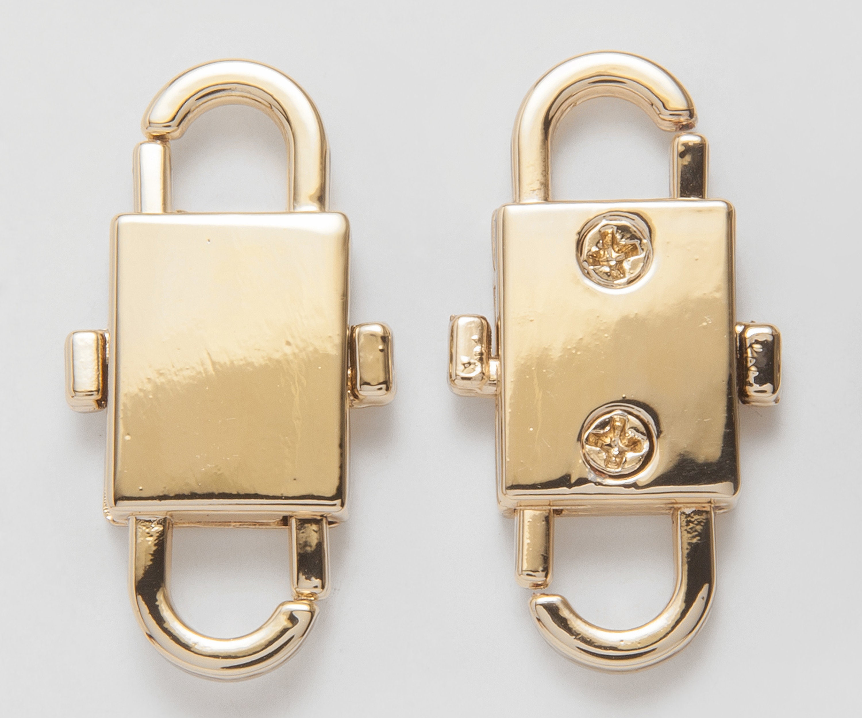 Pave Padlock Clasps Plain lock Clasps Padlick Hook Basic Etsy