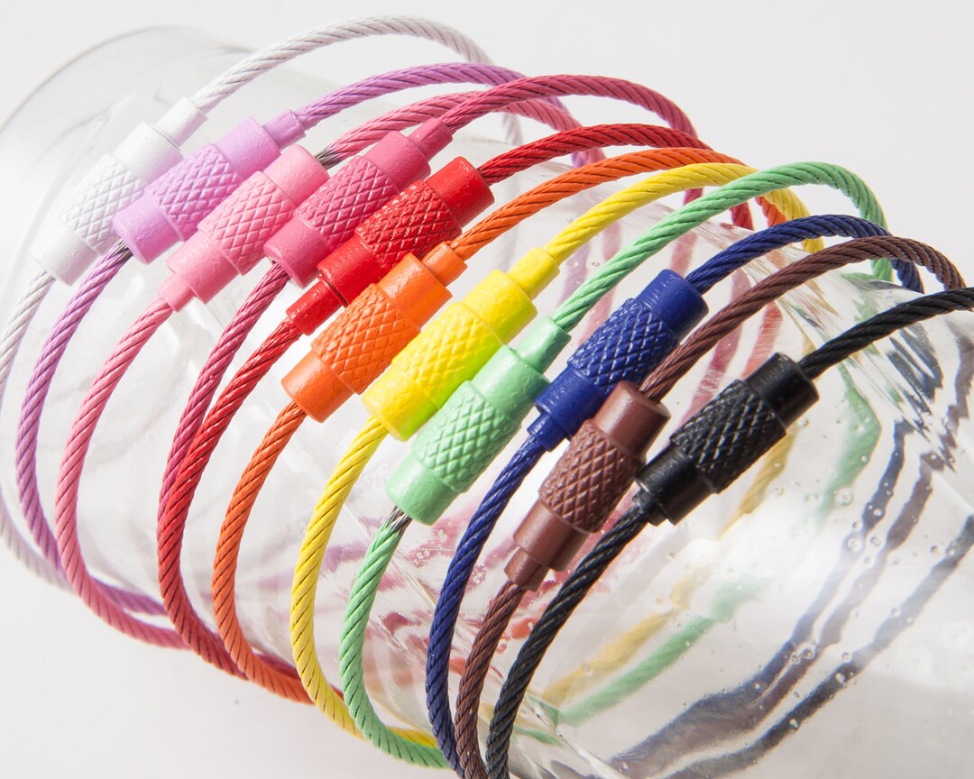 5PCS 55x50mm Wire Key Ring Wire Ring Basic Supplies Etsy