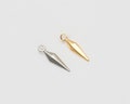 4PCS - Arrowhead Charms, Diamond Arrowhead Pendant, Layered Necklace Charm, Gold Dangle Charm, Real 14K Gold & Rhodium Plated [P1136]