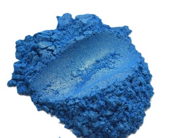 Polvo de mica para resina epoxi fina Atlantis Pearl Gold Blue Pigment